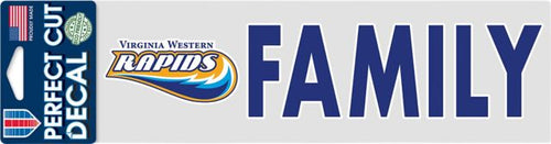 Virginia Western Community College 3x10 Family Decal