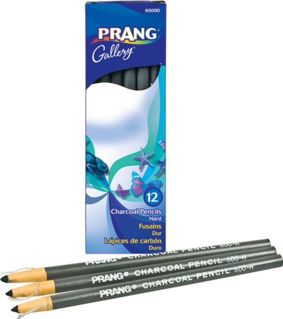 Prang Charcoal Pencil Paper Wrap Hard