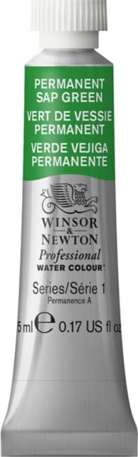 Professional Watercolor 5mL Permanent Sap Green