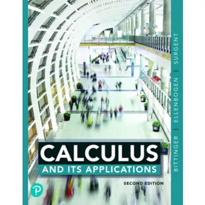 Pearson eText Calculus and Its Applications -- Instant Access